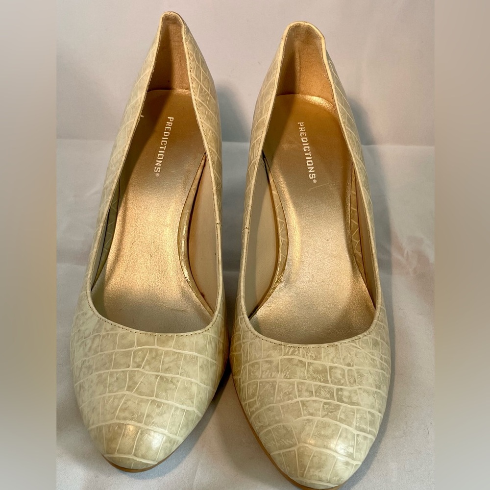 Prediction faux snake skin heels women’s 8W